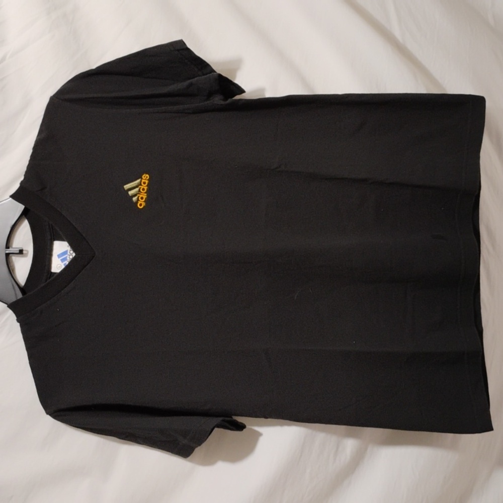 (A-73) SALE! Adidas Vintage V Neck Top Sz.L Hardly Worn